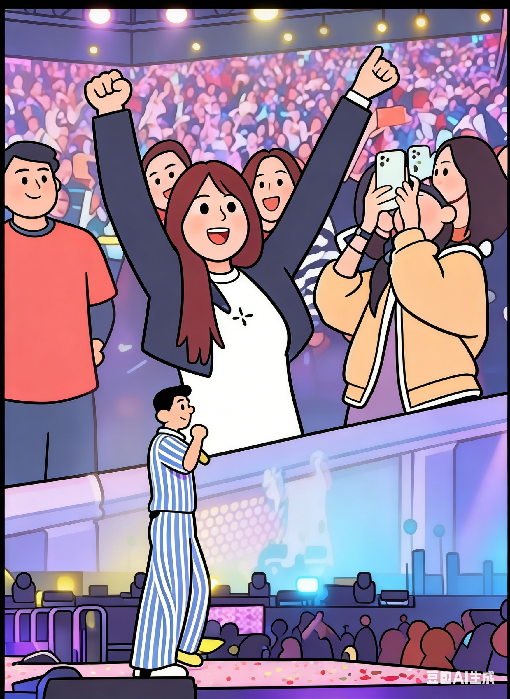 郭富城与玖十玖现场互动